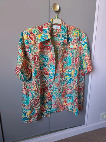 Chemise en soie un jour ailleurs