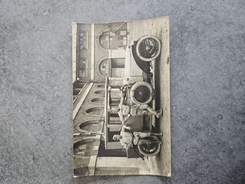 Carte postale ancienne n°6 - Photo militaire - Voiture d'officier au "Garage des Touristes" Reims