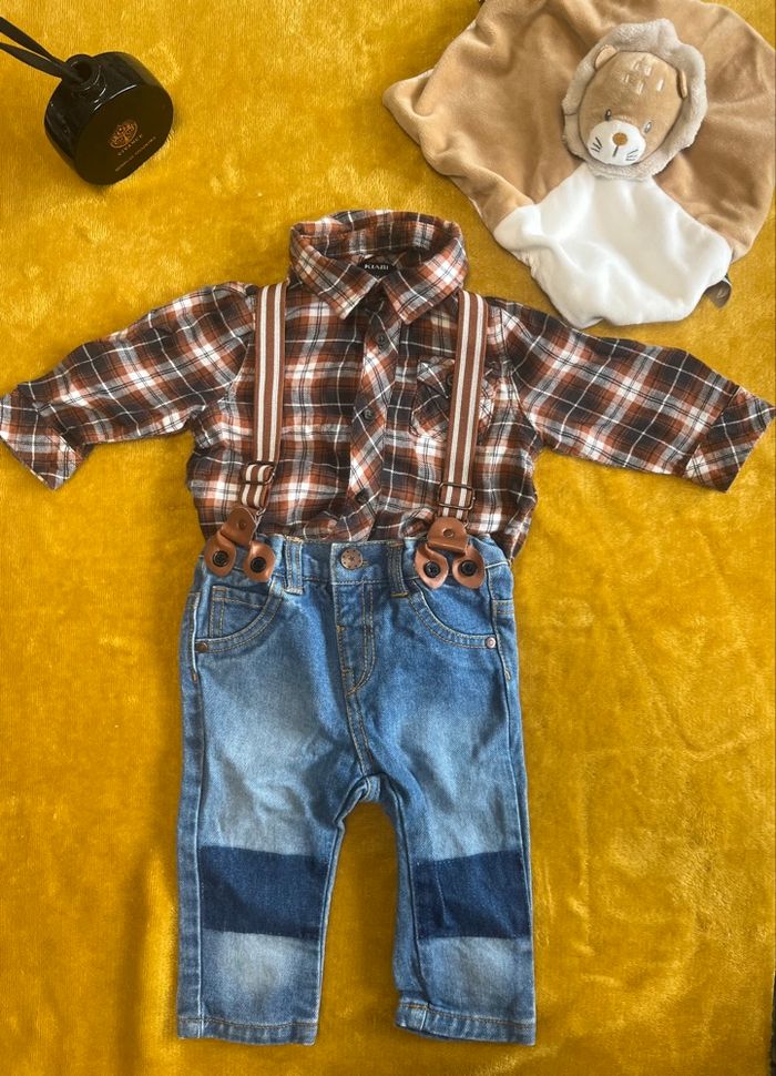 Ensemble chemise pantalon bébé garçon - photo numéro 2