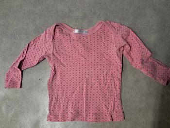 haut tee shirt manches longues fille 3 ans maillot de corps