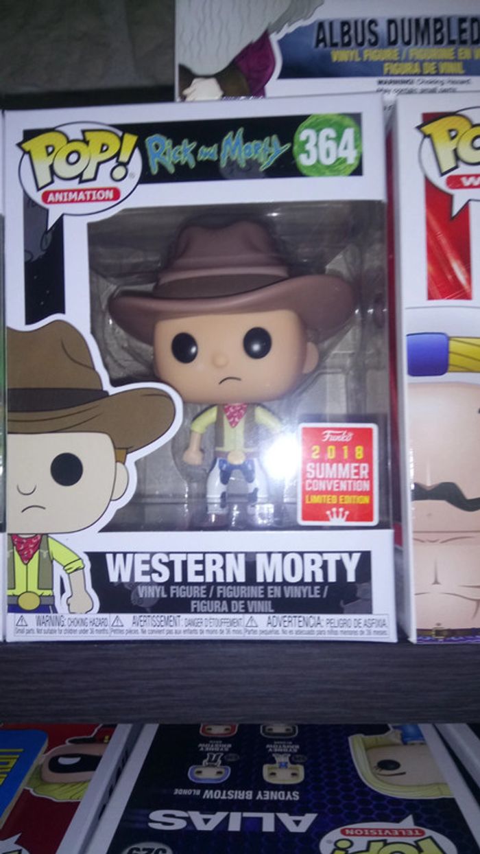 Figurine pop western morty