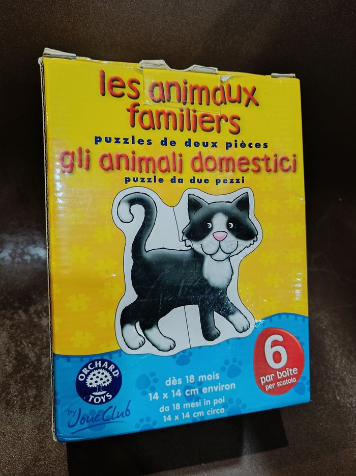 Puzzles.        6 animaux familiers   (dès 18 mois) - photo numéro 6