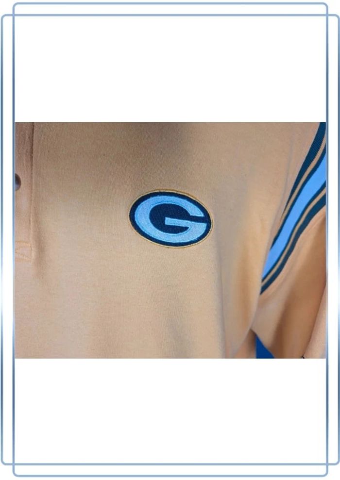 Polo NFL Green Bay Packers  – Reebok – Vintage – Taille L - full broderie (569) - photo numéro 3