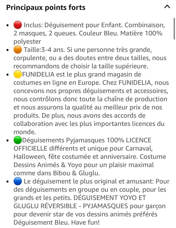 Costume réversibles yo-yo/glu glu pyjamask - photo numéro 2