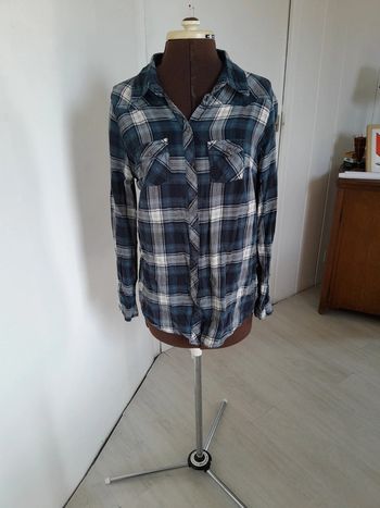 Chemise carreaux à pression h&m