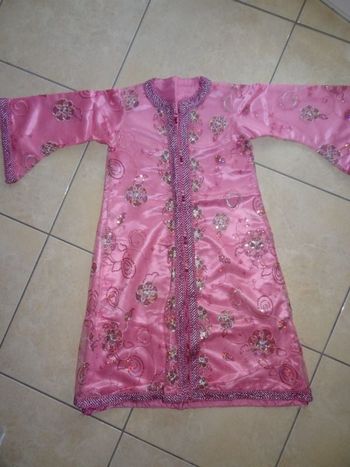 caftan rose T 8ans