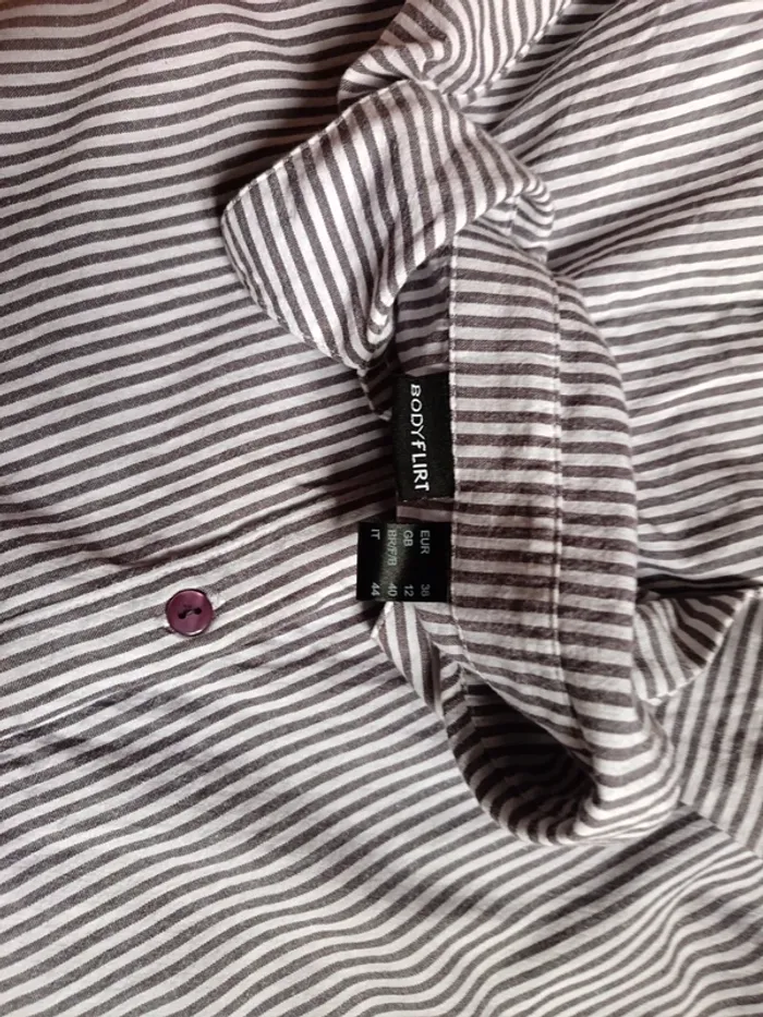 Chemise à rayure et fantaisie femme - photo numéro 3