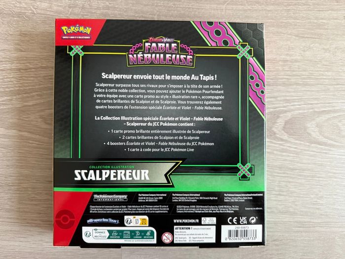 Coffret Pokémon Scalpereur Fable Nébuleuse EV6.5 FR - photo numéro 2