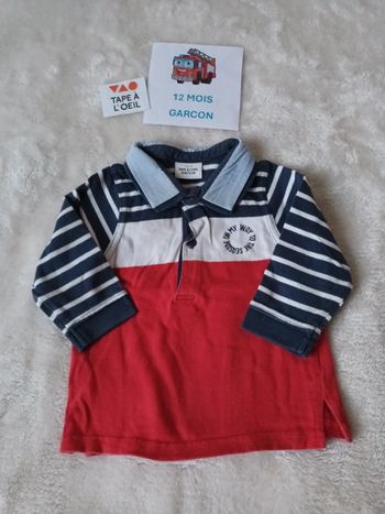 Polo 12 mois tape a l oeil