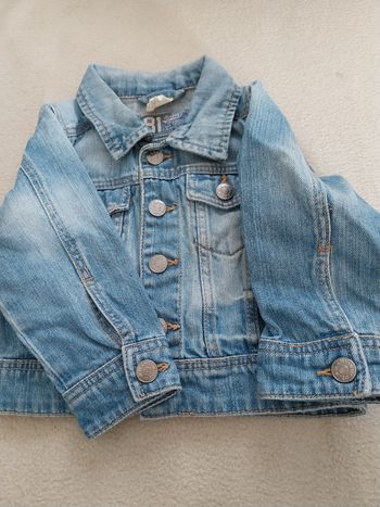 Veste en jean fille 6 mois