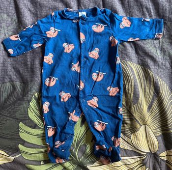 Pyjama léger mixte sans pieds 1 mois