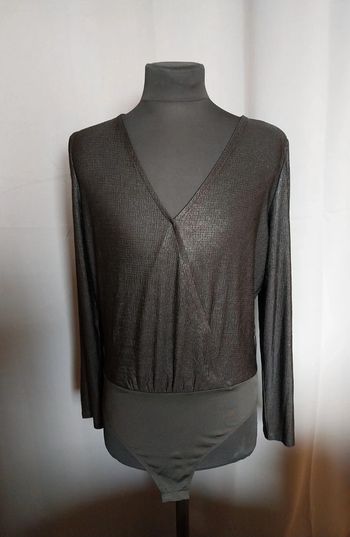 Body noir pailletée