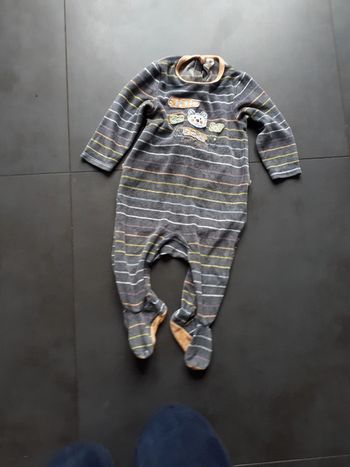 Grenouillère velours Orchestra 12 mois