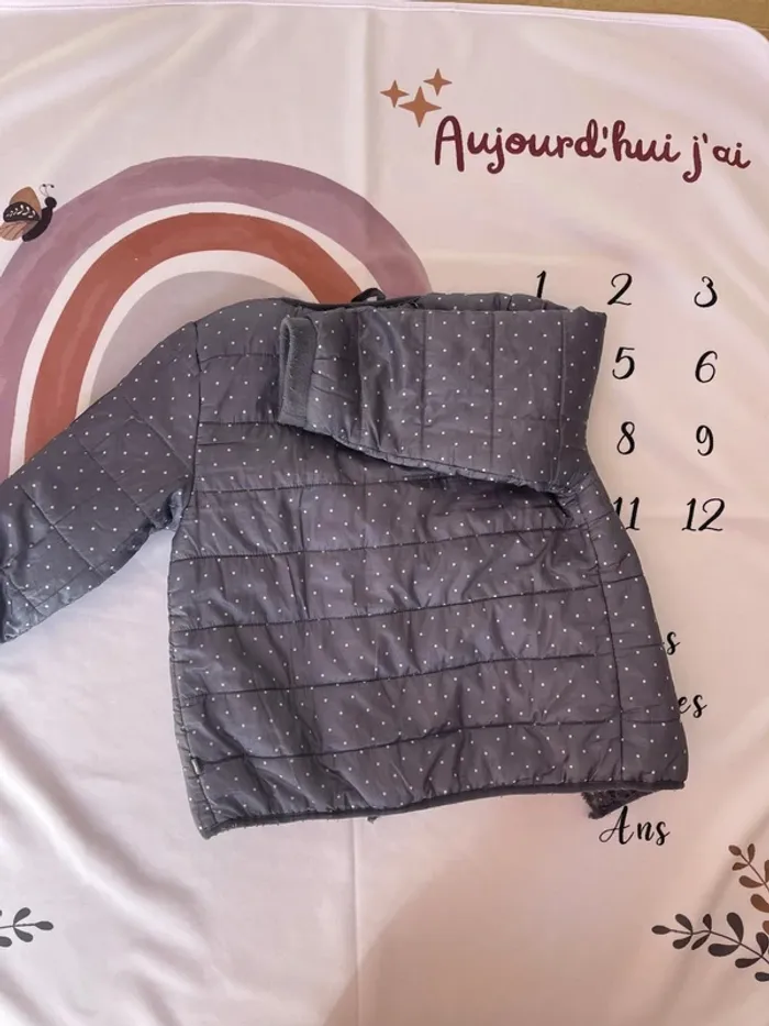 🧥 Manteau 2-en-1 Obaïbi bébé fille – Taille 23 mois / 86 cm - photo numéro 3
