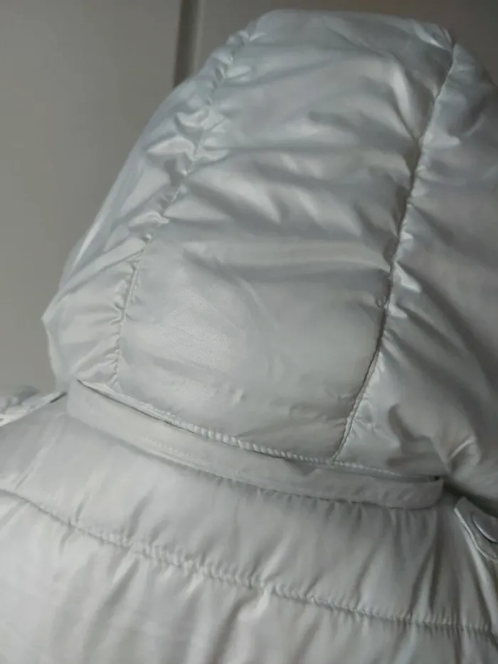 Doudoune blanche capuche amovible 38/40 - photo numéro 8