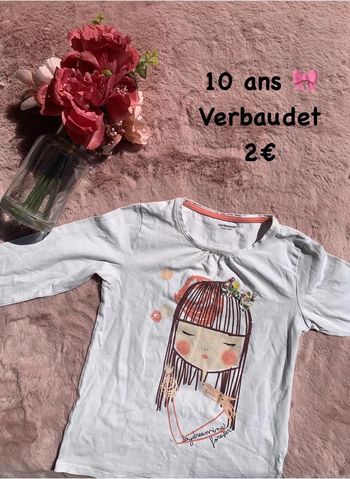 T-shirt 🎀 10 ans 🎀 Verbaudet