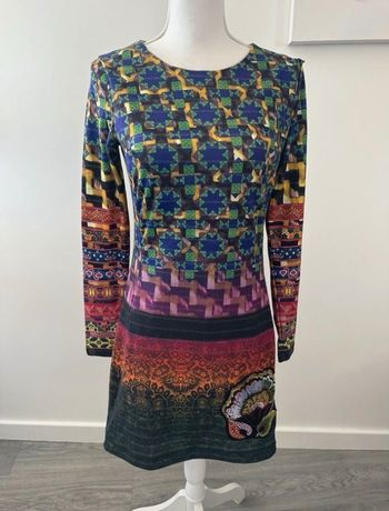 Robe psychédélique multicolore Desigual Christian Lacroix T36 S