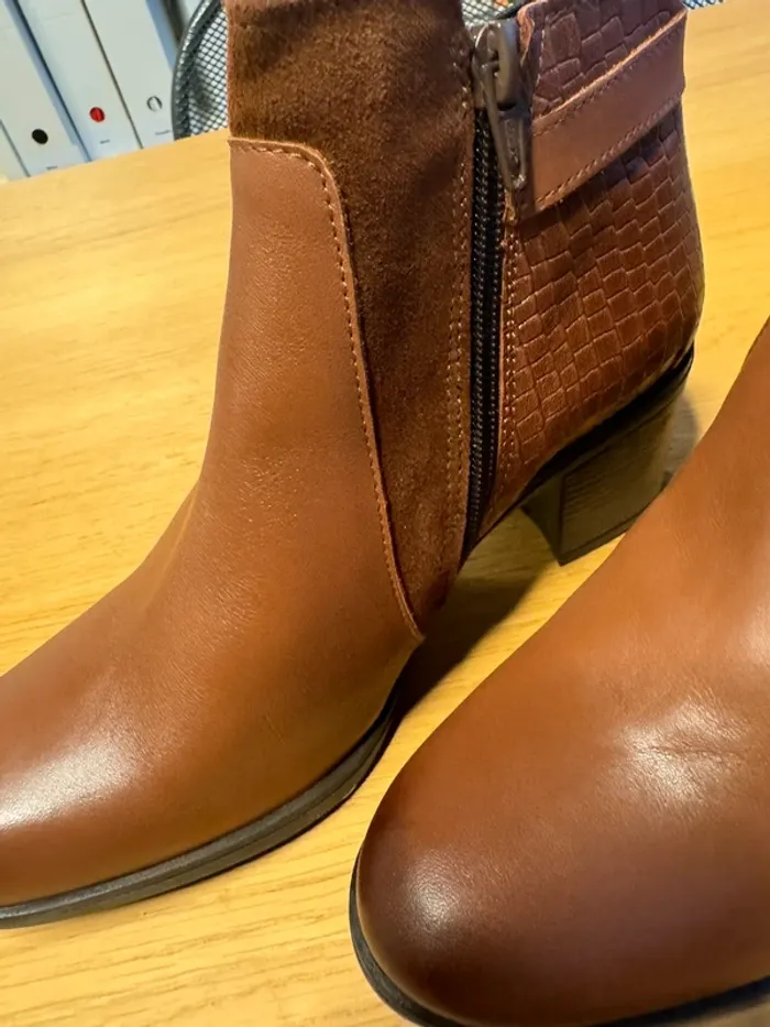 Chelsea boots à talon Simplement B taille 38 - photo numéro 6