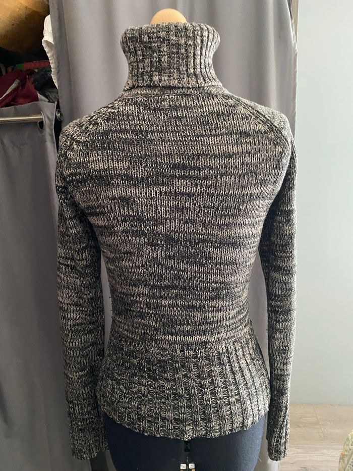 Pull col roulé femme nickel - photo numéro 3