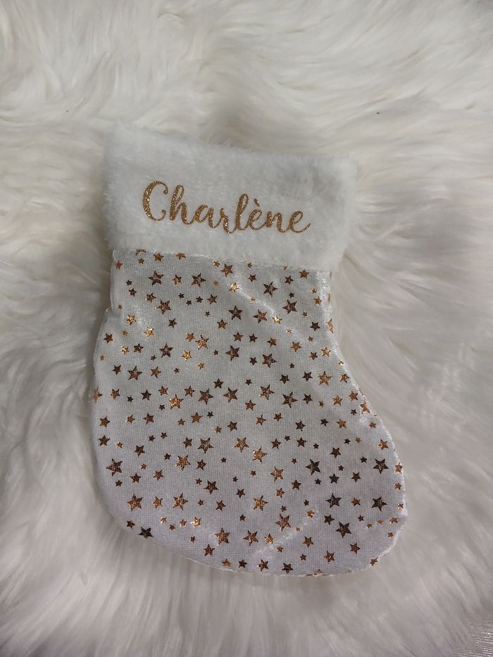Chaussette de Noël personnalisée Charlene