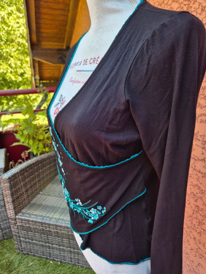 Tee-shirt à manches longues pour femme T. 3 - photo numéro 3
