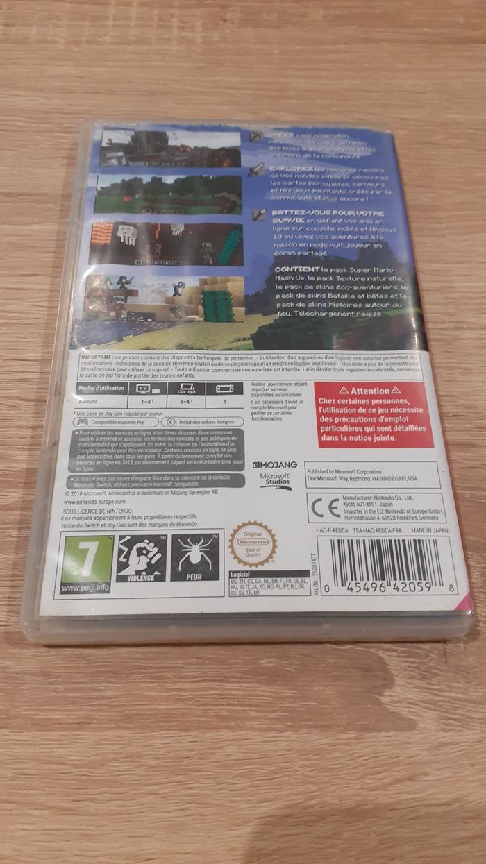 Minecraft - Nintendo Switch - photo numéro 2