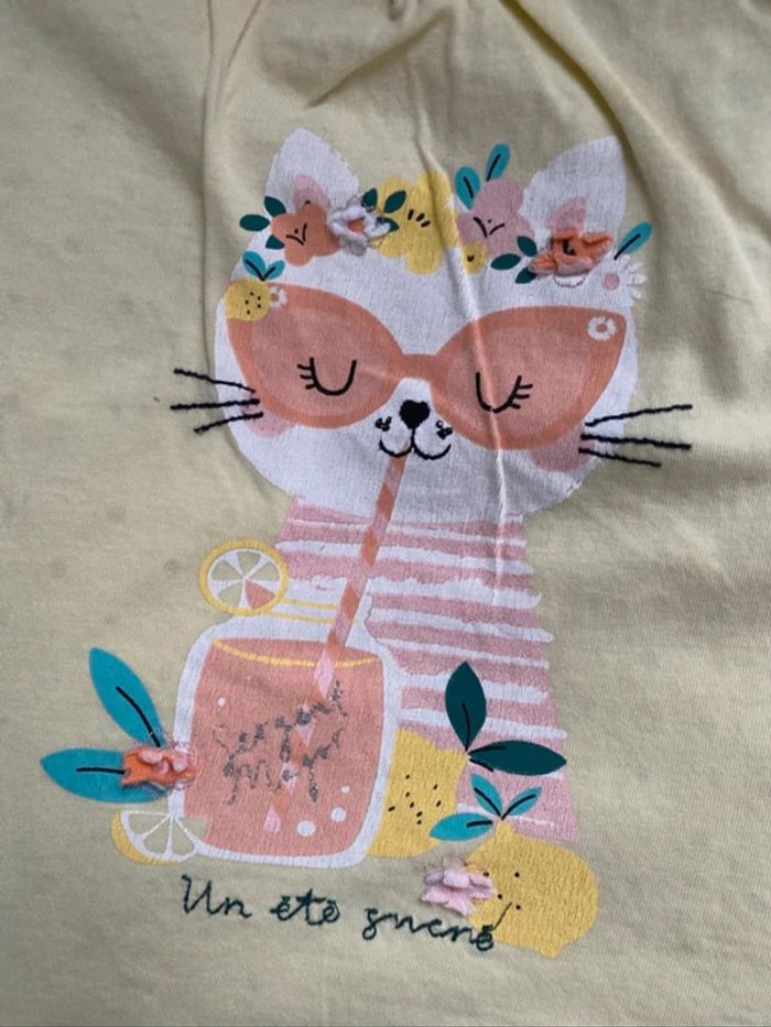 Teeshirt jaune Sergent Major - 5 ans - photo numéro 3