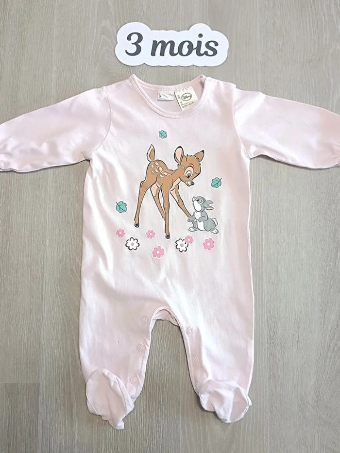 Pyjamas bébé fille taille 3 mois - photo numéro 2