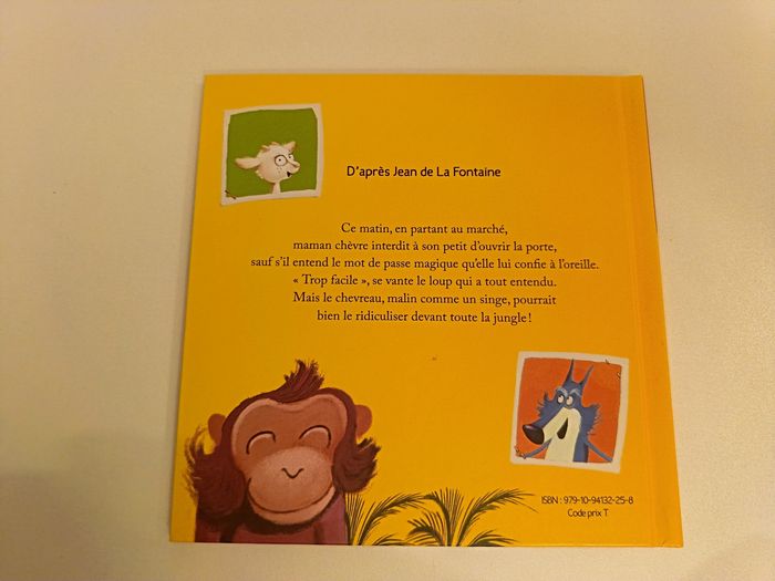 Livre " Le Loup, la chèvre et le chevreau" de la collection Hachette - photo numéro 2