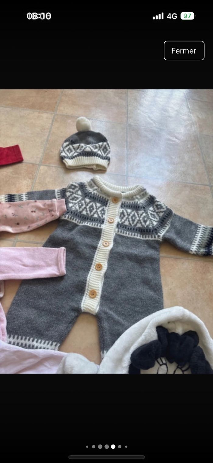 Lot 6 mois fille pyjamas vertbaudet - photo numéro 6