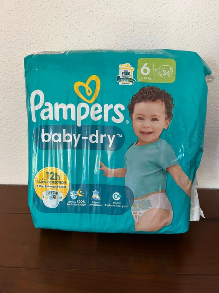 Couches Pampers T6