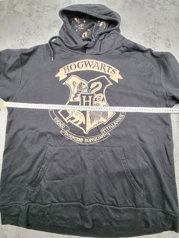 Pull à capuche Harry Potter noir/doré, XXL Hommes - photo numéro 9