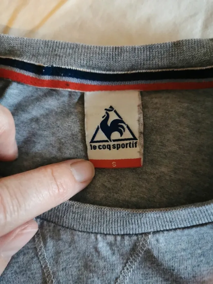 Tee shirt gris le coq sportif - photo numéro 4