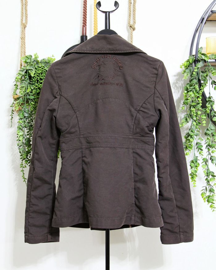 Veste blazer marron diesel femme taille S - photo numéro 2
