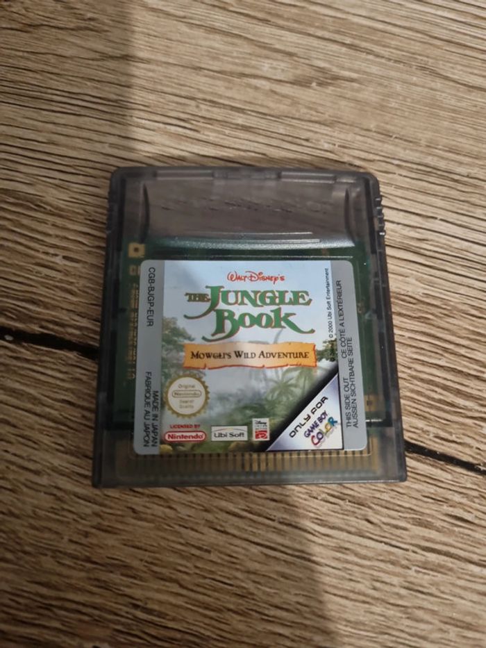 The jungle book nintendo gameboy color - photo numéro 1