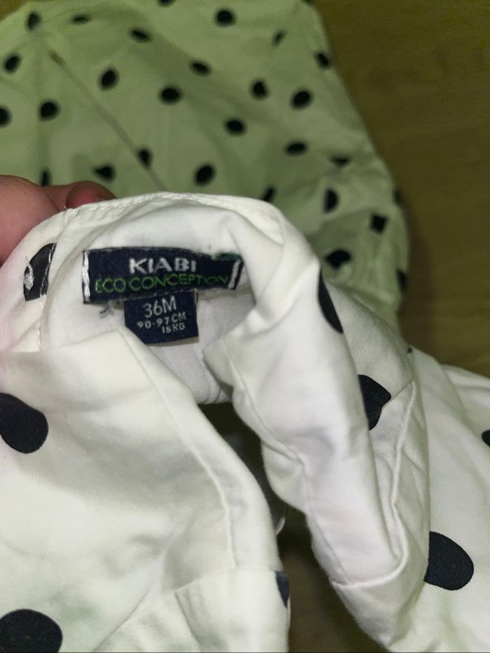 robe à pois fille 3 ans 36mois - photo numéro 3