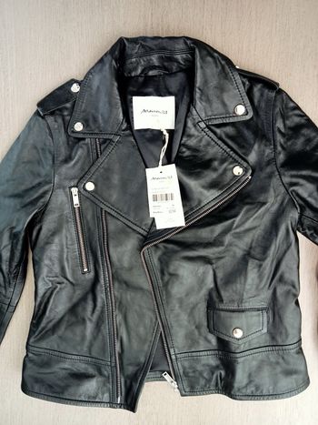Blouson en cuir Maison 123