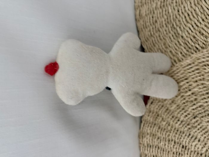 Doudou Garçon Semi Plat Marin Blanc Pouet - photo numéro 2