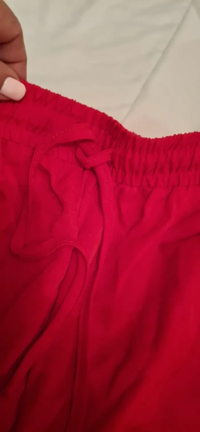 Pantalon rouge Fendue neuf Taille l - photo numéro 6