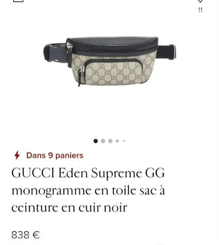 Sacoche Gucci - photo numéro 3