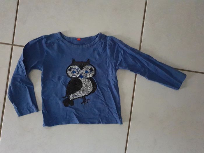 T-shirt ml fille 3 ans vet2 - photo numéro 2