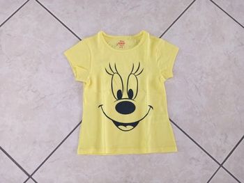 t-shirt jaune disney minnie orchestra 6 ans
