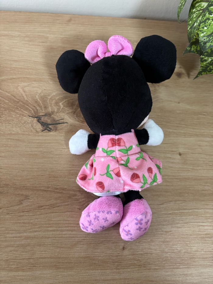 Doudou Minnie robe rose fleurs Disney nicotoy - photo numéro 3