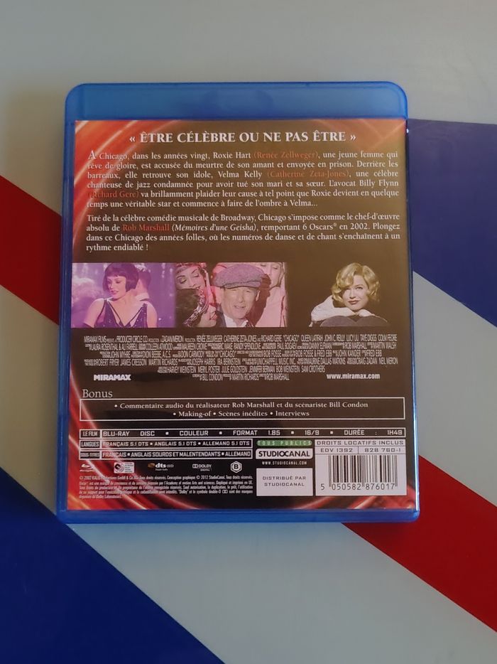 Blu-ray Chicago (Richard Gere, Catherine Zeta Jones,  Renée Zellweger) - photo numéro 2
