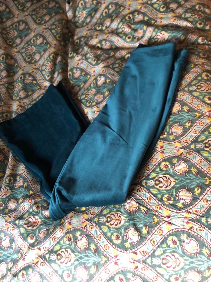 Pantalon velours vert sapin - photo numéro 3