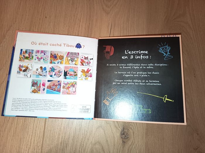 Livre album enfant Mac Do, Les épreuves d'escrime, Éditions Hachette Jeunesse - photo numéro 3