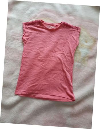 T-shirt rose uni 12 ans