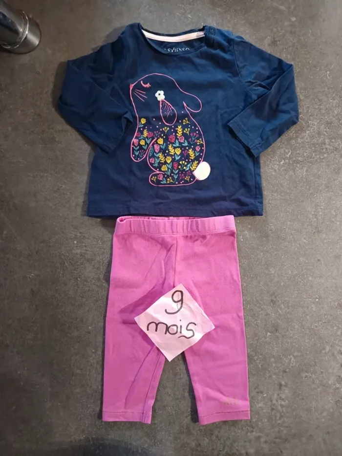 Ensemble lapin đ° 9 mois