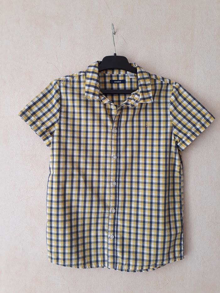 Chemise manches courtes Okaidi garçon 10 ans