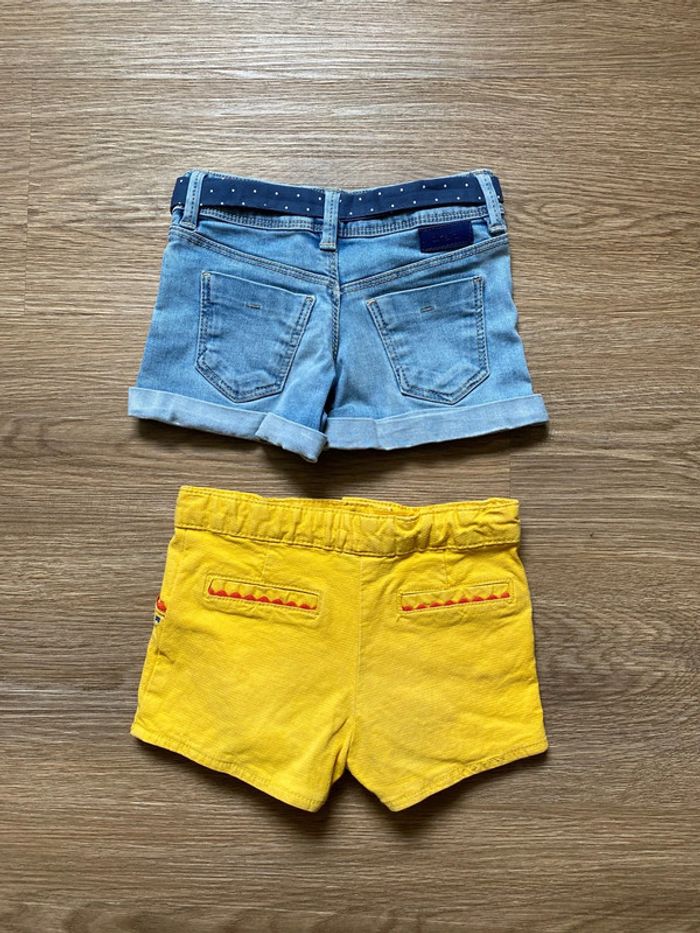 Lot de 2 shorts taille 2 ans fille - photo numéro 2